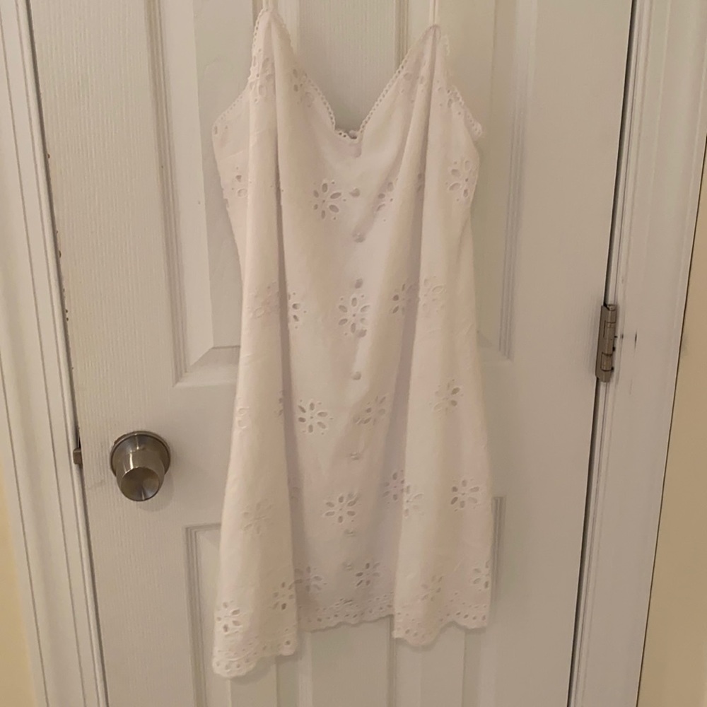 Francescas dress. White Eyelet